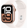 Apple Watch 10 42mm GPS + Cellular Aluminium Rose Gold avec Light Blush Sport Band M/L MWXA3